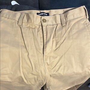 Lands' End Men's Khaki Chinos